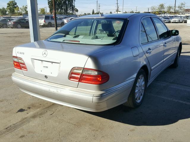 WDBJF65J41B206983 - 2001 MERCEDES-BENZ E 320 SILVER photo 4