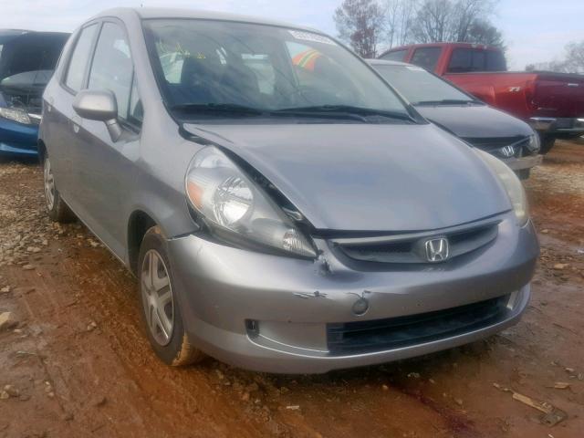 JHMGD38427S045773 - 2007 HONDA FIT GRAY photo 1