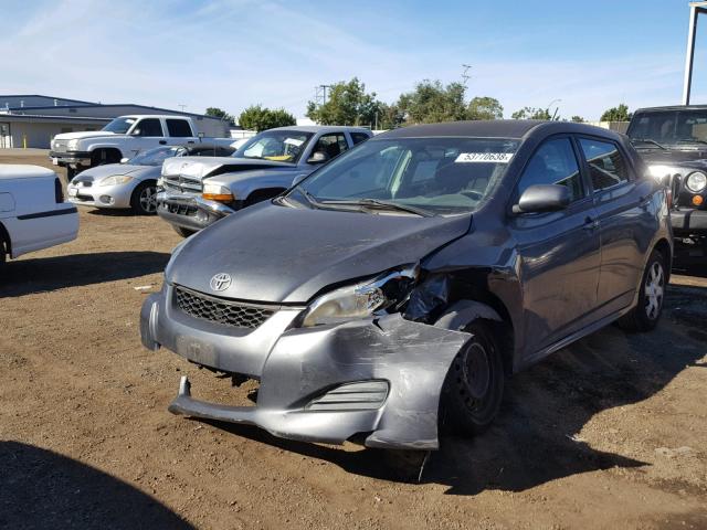 2T1KU40E59C068636 - 2009 TOYOTA COROLLA MA GRAY photo 2