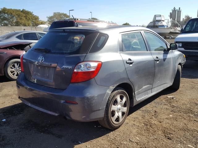 2T1KU40E59C068636 - 2009 TOYOTA COROLLA MA GRAY photo 4