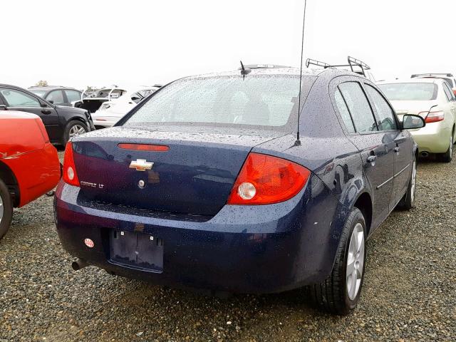 1G1AL58F487151243 - 2008 CHEVROLET COBALT LT BLUE photo 4