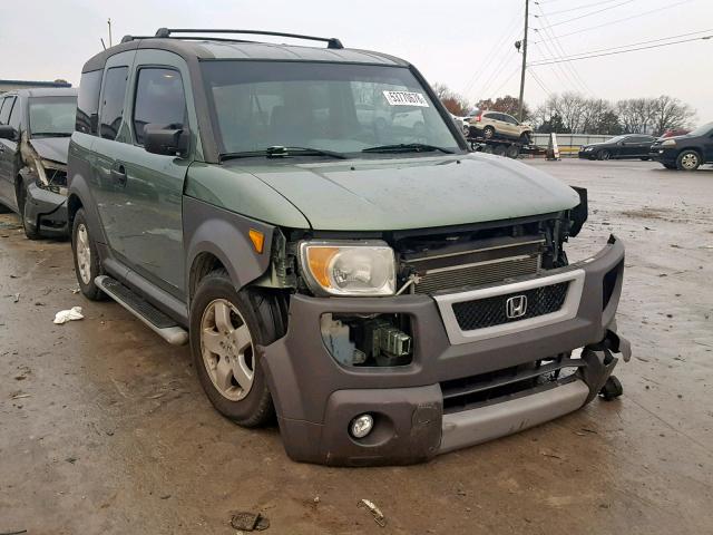 5J6YH28685L013076 - 2005 HONDA ELEMENT EX GREEN photo 1