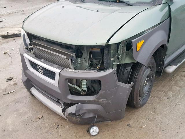 5J6YH28685L013076 - 2005 HONDA ELEMENT EX GREEN photo 9