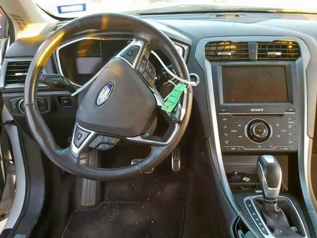 3FA6P0K97ER272866 - 2014 FORD FUSION TIT WHITE photo 9