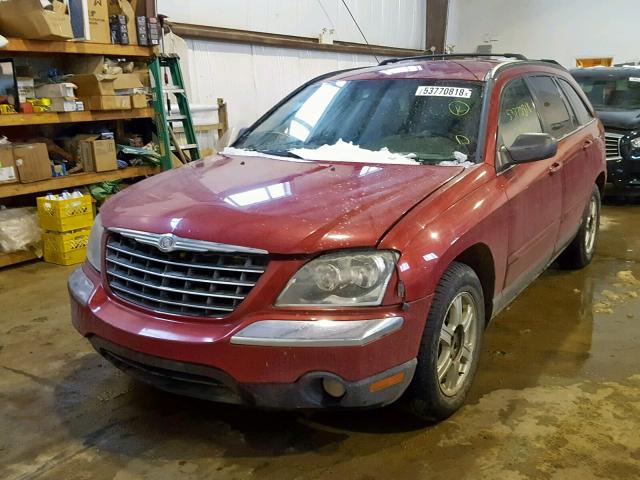 2C4GM68425R655433 - 2005 CHRYSLER PACIFICA T RED photo 2