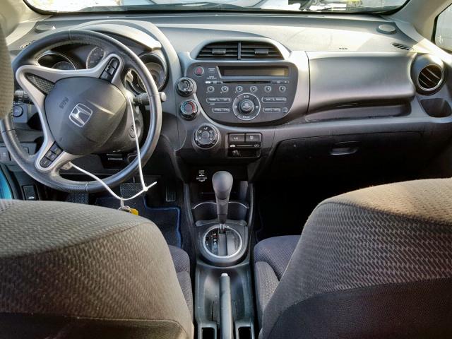 JHMGE8H53CC011235 - 2012 HONDA FIT SPORT BLUE photo 9