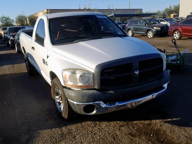 3D7KR26C17G710077 - 2007 DODGE RAM 2500 S WHITE photo 1