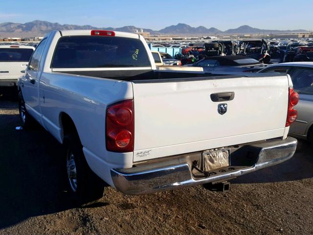 3D7KR26C17G710077 - 2007 DODGE RAM 2500 S Ağ foto 3