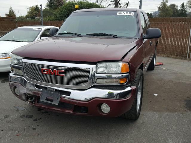 2GTEC19V031395808 - 2003 GMC NEW SIERRA RED photo 2