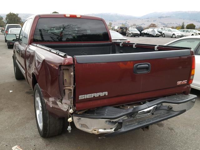 2GTEC19V031395808 - 2003 GMC NEW SIERRA RED photo 3