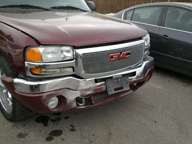 2GTEC19V031395808 - 2003 GMC NEW SIERRA RED photo 9