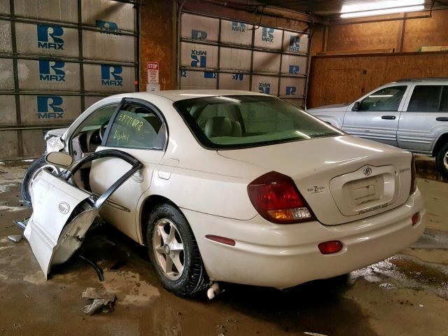 1G3GR64H814109419 - 2001 OLDSMOBILE AURORA WHITE photo 3