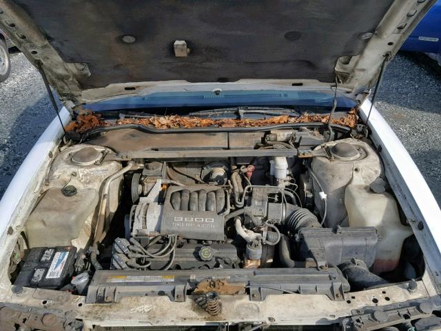 1G4HP52L7SH524054 - 1995 BUICK LESABRE CU WHITE photo 7