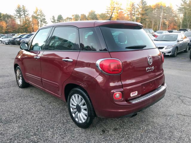 ZFBCFABH9EZ014683 - 2014 FIAT 500L EASY RED photo 3