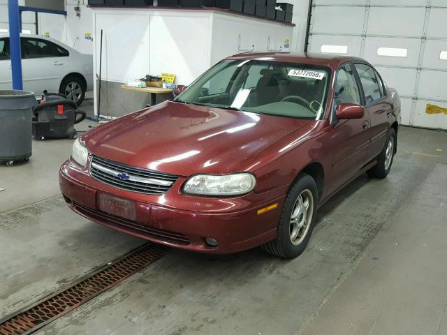 1G1NE52J52M580537 - 2002 CHEVROLET MALIBU LS 红色 照片 2