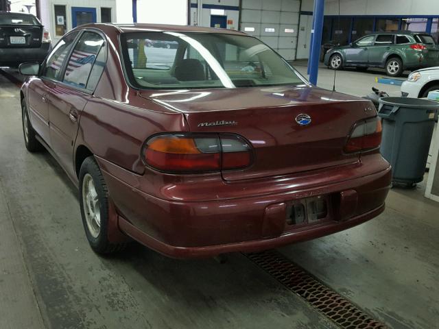 1G1NE52J52M580537 - 2002 CHEVROLET MALIBU LS 红色 照片 3