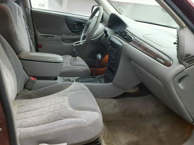 1G1NE52J52M580537 - 2002 CHEVROLET MALIBU LS 红色 照片 5