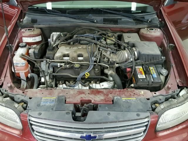 1G1NE52J52M580537 - 2002 CHEVROLET MALIBU LS 红色 照片 7