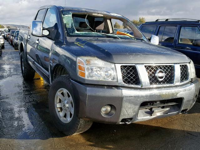 1N6AA07B54N586516 - 2004 NISSAN TITAN BLACK photo 1