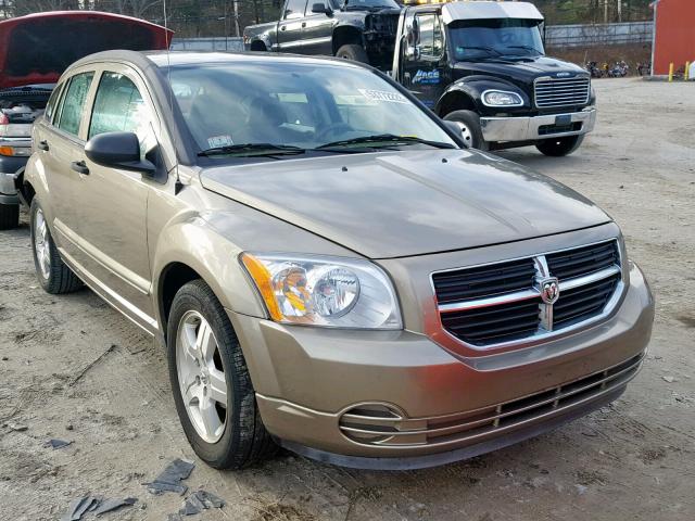 1B3HB48BX7D314611 - 2007 DODGE CALIBER SX TAN photo 1