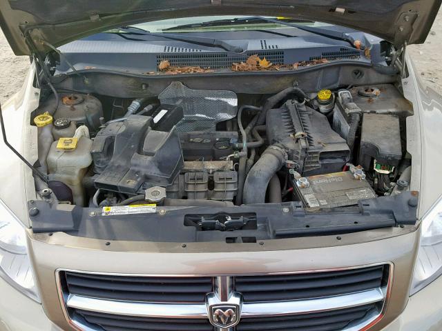 1B3HB48BX7D314611 - 2007 DODGE CALIBER SX TAN photo 7