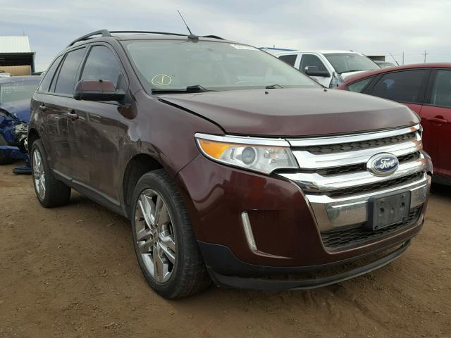 2FMDK4JC2CBA91931 - 2012 FORD EDGE SEL BURGUNDY photo 1