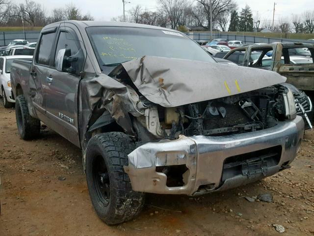 1N6AA07B66N563961 - 2006 NISSAN TITAN XE SILVER photo 1