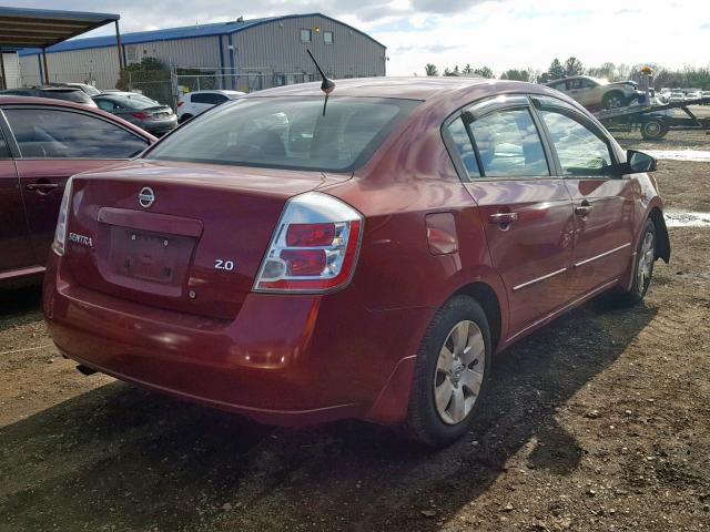 3N1AB61E37L669956 - 2007 NISSAN SENTRA 2.0 RED photo 4