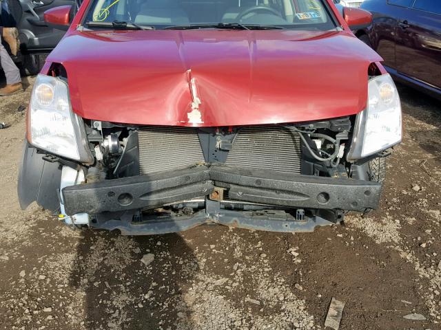 3N1AB61E37L669956 - 2007 NISSAN SENTRA 2.0 RED photo 9