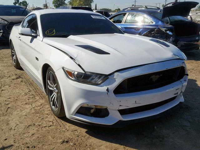 1FA6P8CF1G5237619 - 2016 FORD MUSTANG GT WHITE photo 1