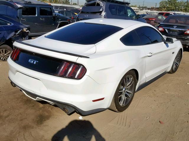 1FA6P8CF1G5237619 - 2016 FORD MUSTANG GT WHITE photo 4