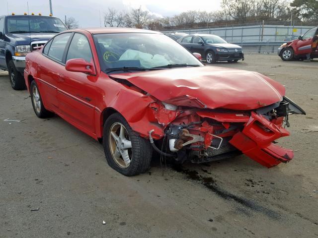 1G2NW52E3XM852540 - 1999 PONTIAC GRAND AM G RED photo 1