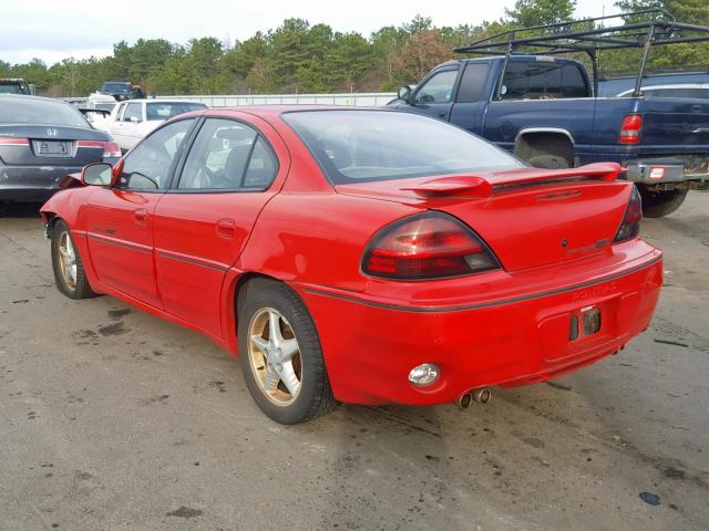 1G2NW52E3XM852540 - 1999 PONTIAC GRAND AM G RED photo 3