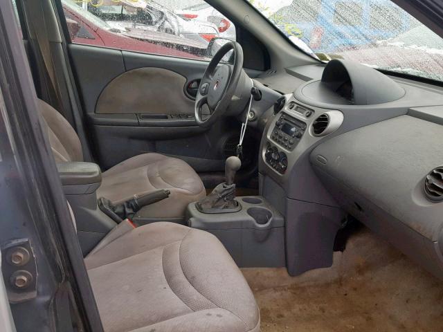 1G8AZ52F14Z174065 - 2004 SATURN ION LEVEL SILVER photo 5