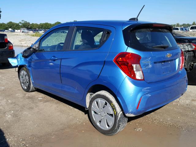 KL8CB6SA1HC773711 - 2017 CHEVROLET SPARK LS BLUE photo 3