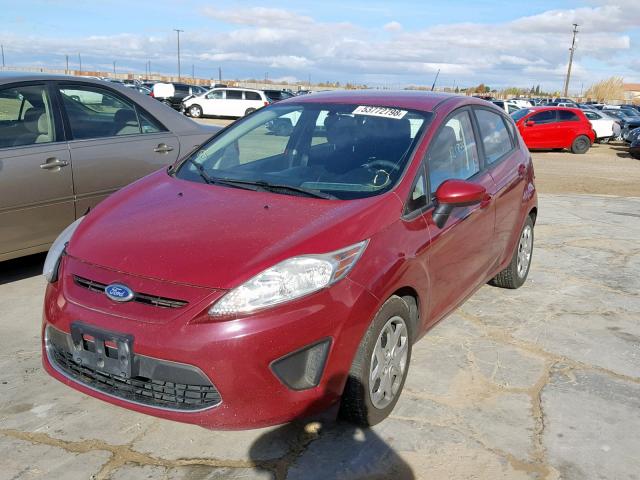 3FADP4EJ5BM172567 - 2011 FORD FIESTA SE RED photo 2