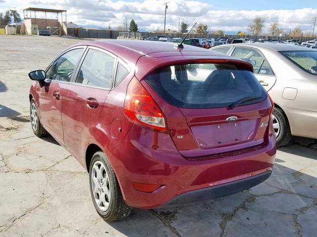 3FADP4EJ5BM172567 - 2011 FORD FIESTA SE RED photo 3