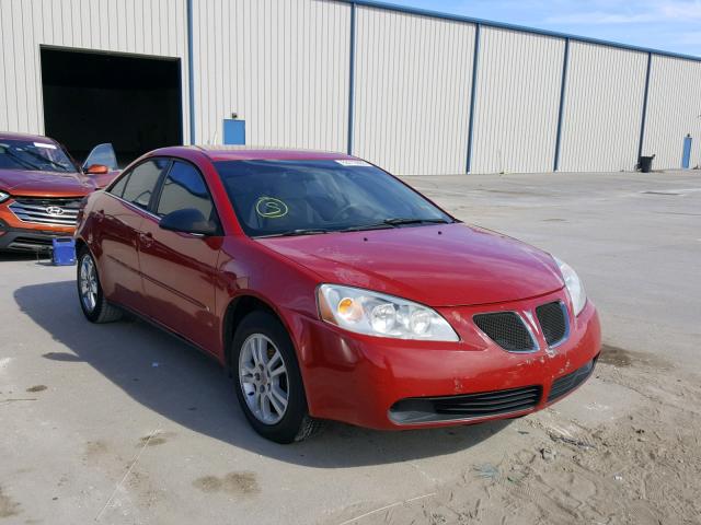 1G2ZF55B864261959 - 2006 PONTIAC G6 SE RED photo 1