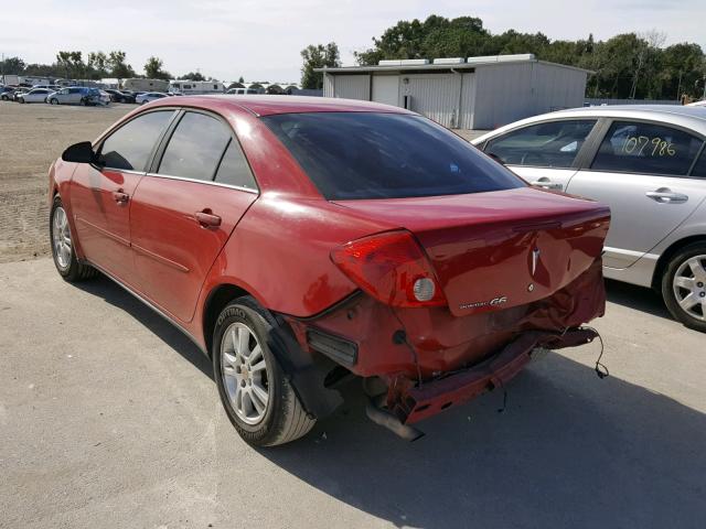 1G2ZF55B864261959 - 2006 PONTIAC G6 SE RED photo 3