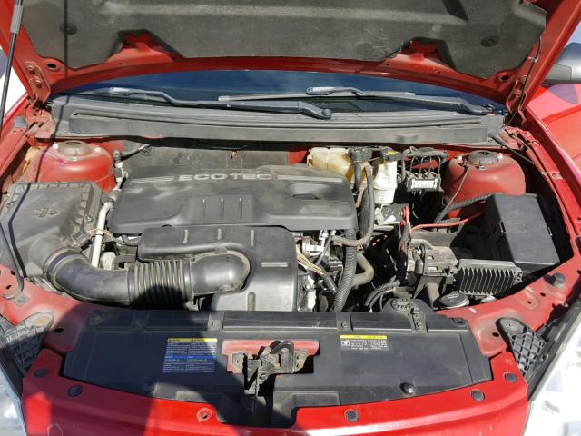 1G2ZF55B864261959 - 2006 PONTIAC G6 SE RED photo 7