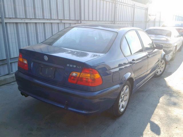 WBAEU334X2PF67823 - 2002 BMW 325 XI BLUE photo 4