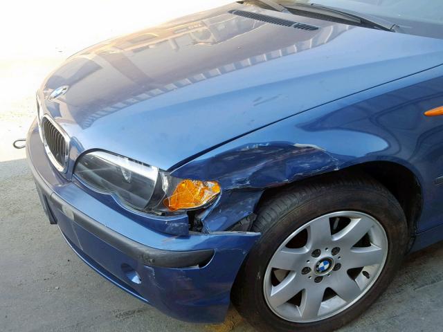 WBAEU334X2PF67823 - 2002 BMW 325 XI BLUE photo 9