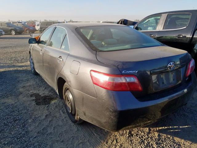 4T4BE46K08R042393 - 2008 TOYOTA CAMRY CE CHARCOAL photo 3