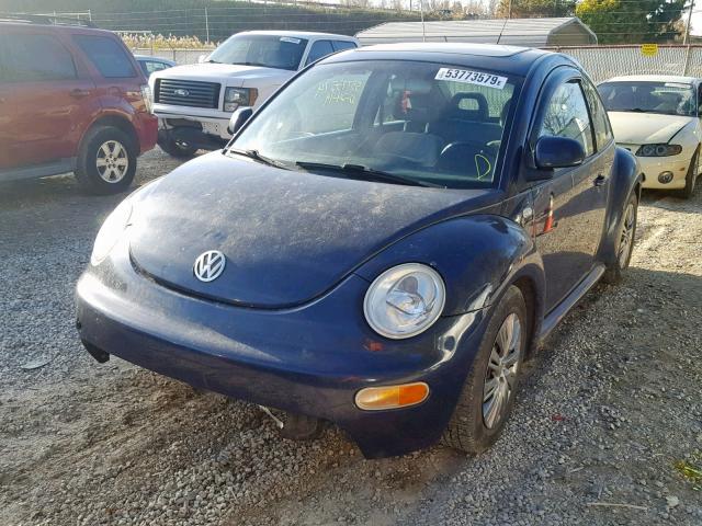 3VWCC21C4XM421930 - 1999 VOLKSWAGEN NEW BEETLE 蓝色 照片 2