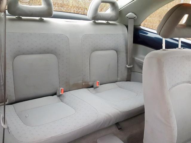 3VWCC21C4XM421930 - 1999 VOLKSWAGEN NEW BEETLE 蓝色 照片 6