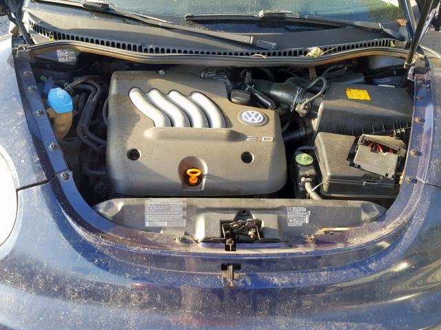 3VWCC21C4XM421930 - 1999 VOLKSWAGEN NEW BEETLE 蓝色 照片 7