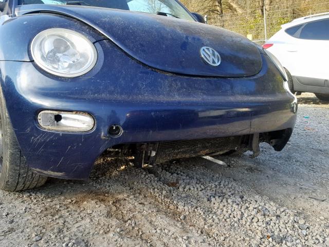 3VWCC21C4XM421930 - 1999 VOLKSWAGEN NEW BEETLE 蓝色 照片 9