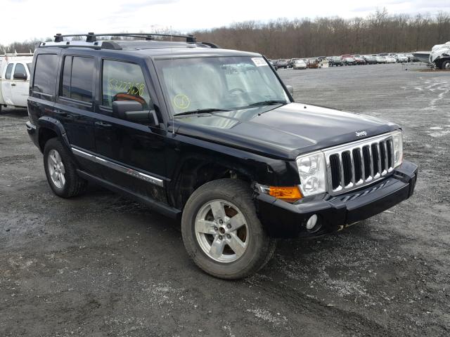 1J8HG58N56C141402 - 2006 JEEP COMMANDER BLACK photo 1