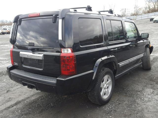 1J8HG58N56C141402 - 2006 JEEP COMMANDER BLACK photo 4