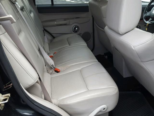 1J8HG58N56C141402 - 2006 JEEP COMMANDER BLACK photo 6